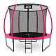 Aga SPORT EXCLUSIVE Trampolina 305 cm Różowa + siatka ochronna + drabinka - II. JAKOŚĆ