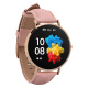 Smartwatch Garett Verona gold-pink leather