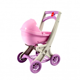 Doloni Wózek dla lalek Plastic Doll Stroller w kolorze różowym