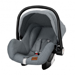 Kiduku Fotelik samochodowy dla dzieci szary 2DZ087