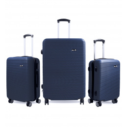 Zestaw walizek podróżnych Aga Travel MR4651 granatowy 3 elementy