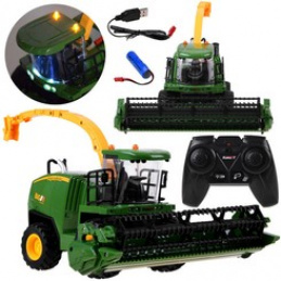 Kombajn sterowany na pilota dymi dźwięk RC0603 uniwersalny