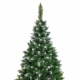 CHOINKA SZTUCZNA JAK ŻYWA GĘSTA PIĘKNA OŚNIEŻONA JODŁA 220 cm