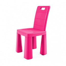 Doloni Krzesło plastikowe dla dzieci w kolorze różowym