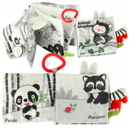 Książeczka sensoryczna miękka ogony zwierząt sowa Książeczka sensoryczna miękka ogony zwierząt sowa