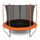 Aga SPORT FIT Trampolina 250 cm pomarańczowa + wewnętrzna siatka ochronna