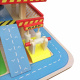 Aga4Kids Drewniany czteropoziomowy garaż + akcesoria do zabawy MR6104
