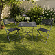 Linder Exclusiv Zestaw ogrodowy BISTRO SET Szary