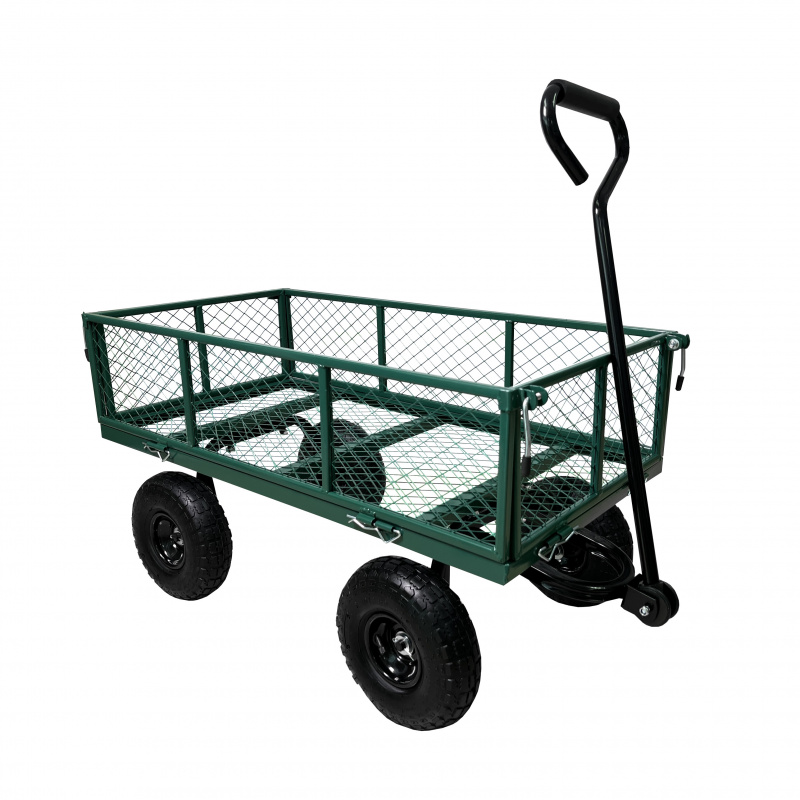 Aga Wózek TRANSPORTOWY Taczka Wózek ogrodniczy MR4615 Zielony