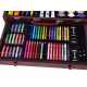 Zestaw artystyczny drewniana walizka 123ele AP0004 uniwersalny