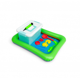 Aga Nadmuchiwana mata z akcesoriami do piasku kinetycznego MIX kolorów