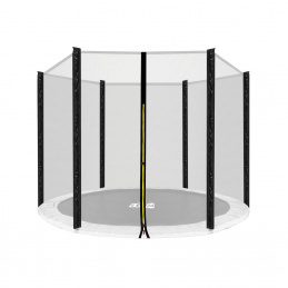 Aga Siatka ochronna 220 cm na 6 słupków Czarna siatka / Czarna