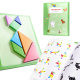 Książeczka magnetyczna układanka klocki 3D tangram
