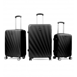 Aga Travel Zestaw walizek podróżnych MR4653 Czarny