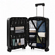 Aga Travel Walizka podróżna MR4671 Czarna