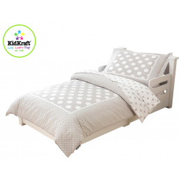 KidKraft Pościel z mikrofibry STARS POLKA DOTS 100x150, 60x75 cm