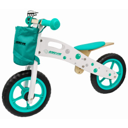Bobo-San Drewniany Rowerek biegowy Zielony 