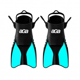 Płetwy dla dzieci do snurkowania snorkelingu pływania KIDS r. 26-37 czarne/turkusowe