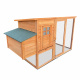 Aga KURNIK Z WYBIEGIEM DREWNIANY DLA 4-6 KUR 198x75x103 cm