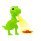 Dinozaur T-rex Rzutnik projektor + pisaki TA0048 uniwersalny