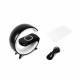 Aga ZEGAR LED Lampka stołowa RGB Głośnik Ładowarka RADIO BUDZIK Bluetooth 5w1 Czarny
