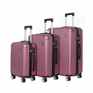 Aga Travel Zestaw walizek podróżnych MR4652 Bordowy