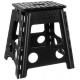 Stołek składany czarno-biały 39cm