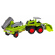 Ładowarka rolnicza dla dzieci 1:55 Ciągnik z turem + Naczepa z opryskiwaczem sadowniczym