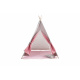 Aga4Kids Baby Teepee Stars szaro-różowe