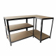 REGAŁ MAGAZYNOWY 2w1 METALOWY 180x90x40cm 5 PÓŁEK
