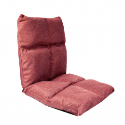 Aga Fotel siedzisko na podłogę 52x55x55 cm Czerwony