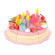 Tort urodzinowy drewniany