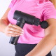 Aga Pistolet do masażu Masażer do ciała + Torba + Wymienne końcówki DS1605 Czarny