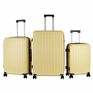 Aga Travel Zestaw walizek podróżnych MR4668 Beż