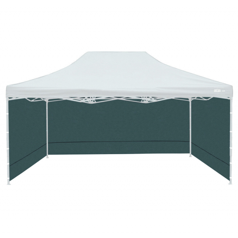 Aga Ścianki boczne do stoiska handlowego 3x4,5m Zielona