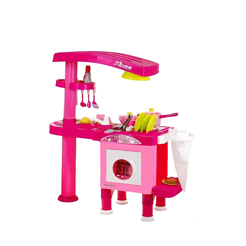 Aga4Kids Plastikowa kuchnia KITCHEN Pink 6DZ071 - II. JAKOŚĆ