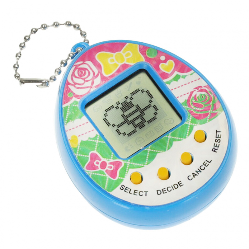Zabawka Tamagotchi elektroniczna gra jajko niebieskie