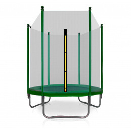 Aga SPORT TOP Trampolina 150 cm ciemnozielona + siatka ochronna