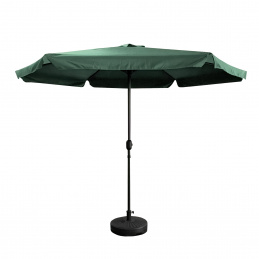 Aga PARASOL OGRODOWY 3m 300cm OTWIERANY NA KORBKĘ 300 cm MR2027 Ciemny zielony