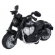 Metalowy Motocykl Czarny z Funkcją Świateł i Dźwięku