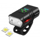 Lampka rowerowa 4T6 USB + tylne światło