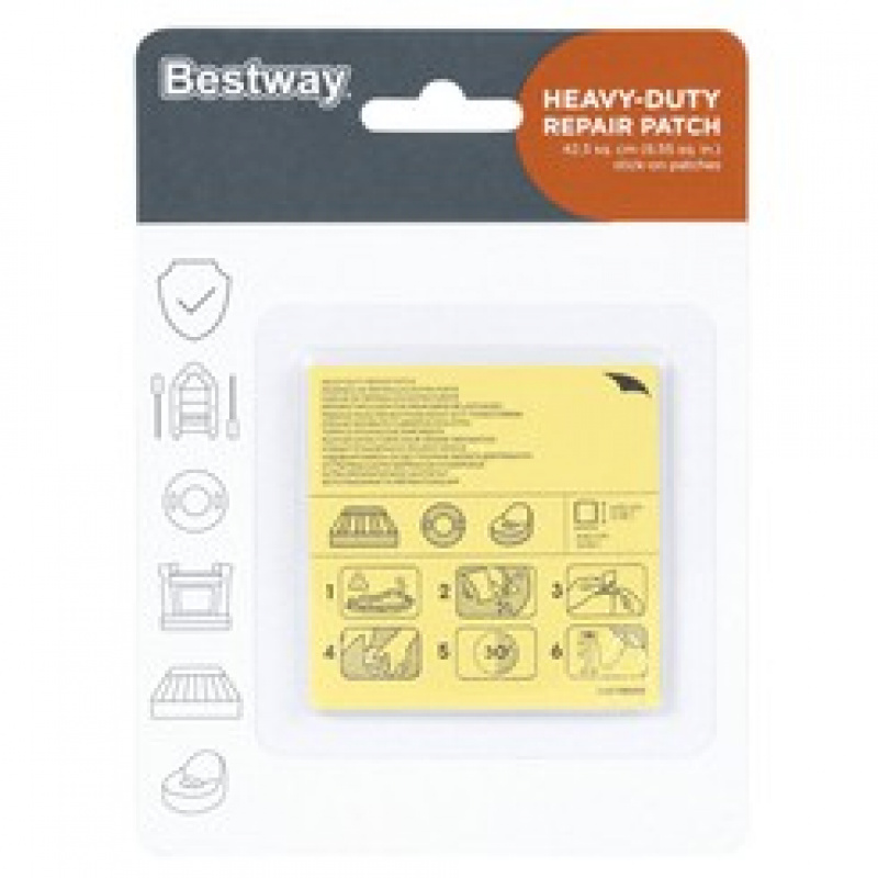 Bestway Zestaw naprawczy ŁATKI samoprzylepne 62068 uniwersalny