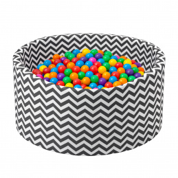 Aga Suchy basen 90x40 cm z piłeczkami ZigZag