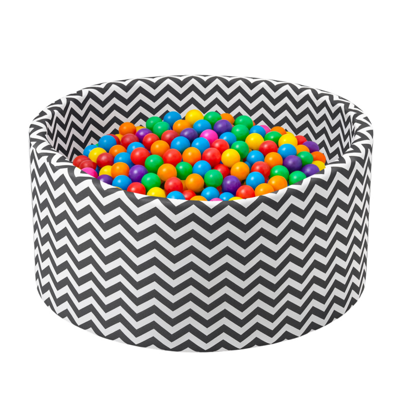 Aga Suchy basen 90x40 cm z piłeczkami ZigZag