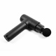 Aga Pistolet do masażu Masażer do ciała + Torba + Wymienne końcówki DS1605 Czarny