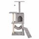 Aga Drapak dla kota 42x49x136 cm Szary