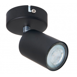 Kinkiet Viki 1xGU10 - 230V - 10W/50W - czarny