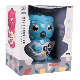 Interaktywna Sowa dla dzieci 18m+ Tryb jazdy + Dźwięki + Światła + Ruchome Oczy Dzióbek Skrzydła