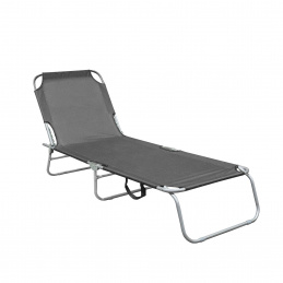 Leżak Aga MR4255-Grey metal szary