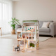 LULILO Domek dla lalek drewniany FLORO boho LED